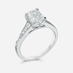 Ring Silver Houston Diamond