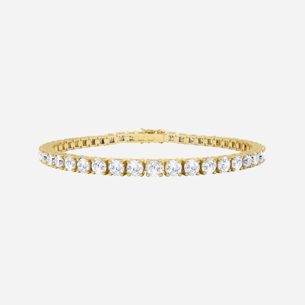 Bracelet Bangle Gold Cubiz Zirconia - Image 3