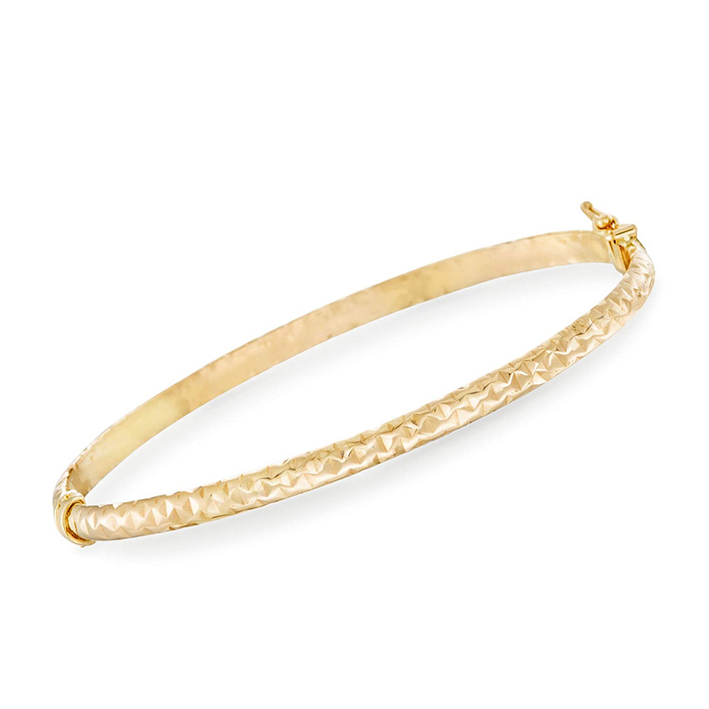 Bracelet Bangle Gold Cubiz Zirconia - Image 4